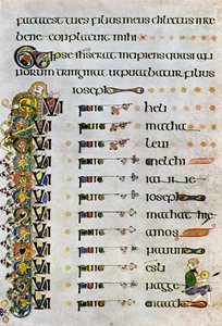 La genealogia di Cristo, 800 d.C., XX secolo da Unbekannt