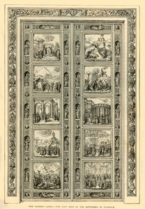 Le Porte di Ghiberti - La Porta Est del Battistero a Firenze, 1882 da Unbekannt