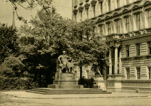 Il monumento a Goethe, Vienna, Austria, c1935 da Unbekannt