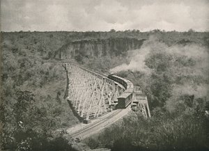 La Gola di Gokteik e il Ponte Ferroviario, 1900 da Unbekannt
