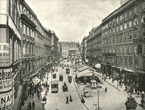 Il Graben, Vienna, Austria, 1895