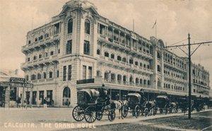 Il Grand Hotel, Calcutta, c1920 da Unbekannt