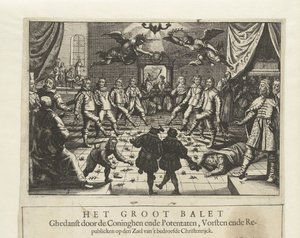 Il grande balletto della guerra europea, c. 1643 da Unbekannt