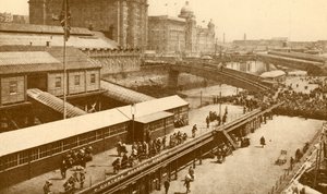Il Grande Pontile Galleggiante a Liverpool, c1930 da Unbekannt