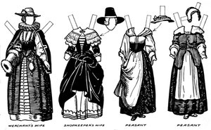 La Grande Galleria del Costume Storico: Abito indossato durante il regno di Giacomo I, c1934