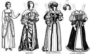 La Grande Galleria del Costume Storico: Alcuni Abiti del Tempo di Carlo I, c1934