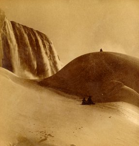 La grande montagna di ghiaccio, Niagara, USA, c. 1900 da Unbekannt