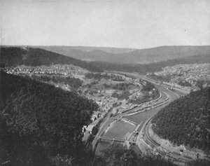 Il grande anello a Mauch Chunk, XIX secolo