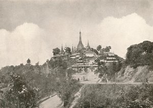 La Grande Pagoda, Moulmein, 1900 da Unbekannt