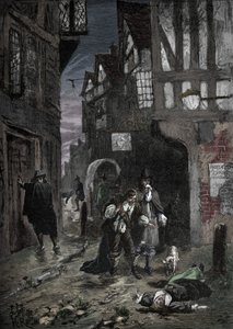 La Grande Peste: scene nelle strade di Londra da Unbekannt