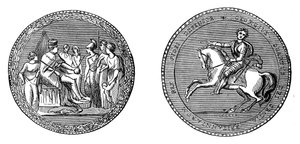Il grande sigillo di re Giorgio IV, c1895