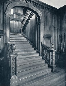 La grande scalinata del palazzo, c1938 da Unbekannt