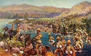 Il grande movimento di svolta - Attraversamento del Riet, 1901