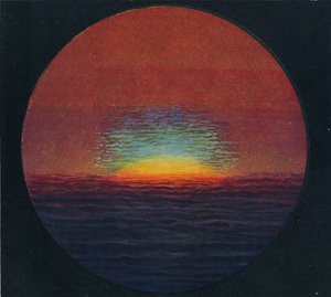 Il lampo verde al tramonto, colore prismatico più raro rifratto dall