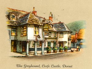 Il levriero, Corfe Castle, Dorset da Unbekannt