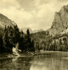 Il Grüner See, Stiria, Austria, c1935 da Unbekannt