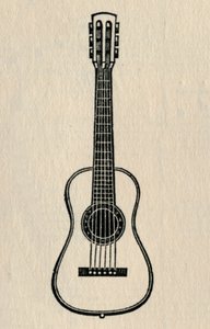 La chitarra, 1895 da Unbekannt
