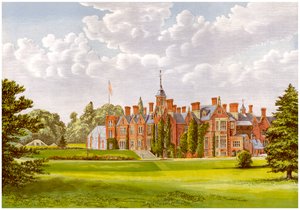 The Hendre, Monmouthshire, Galles, casa della famiglia Rolls, c1880 da Unbekannt