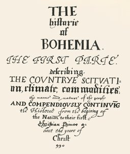 La storia della Boemia da Unbekannt