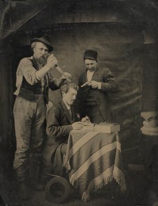 La rapina, anni 1880 da Unbekannt