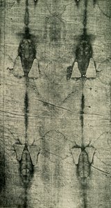La Sacra Sindone - Impronta del corpo: vista frontale, 1902 da Unbekannt