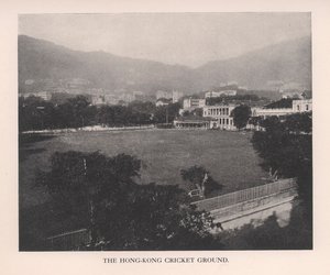 Il campo di cricket di Hong Kong, 1912 da Unbekannt