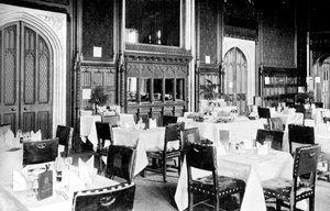 Sala da pranzo della Camera dei Comuni, Palazzo di Westminster, Londra, c1905