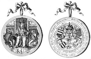 Il sigillo imperiale di Massimiliano da Unbekannt