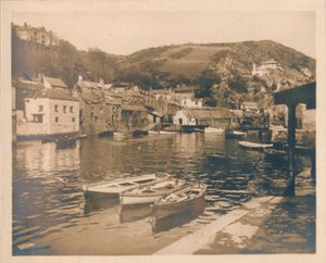 Il porto interno - Polperro, 1927 da Unbekannt