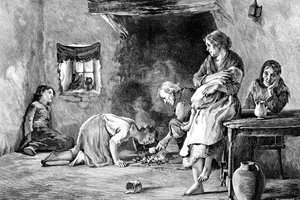 La carestia irlandese, 1845-1849, 1900 da Unbekannt