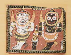 Il trio di Jagannatha, XIX secolo da Unbekannt