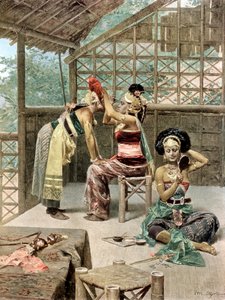 I danzatori giavanesi, Esposizione Universale, Parigi, 1889 da Unbekannt