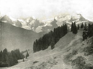 La Jungfrau e i suoi vicini, Svizzera, 1895
