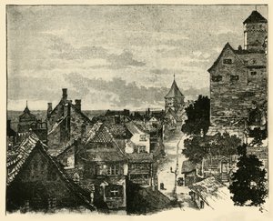 Il Kaiserberg, Norimberga da Unbekannt