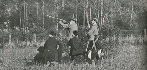 Il re che caccia nelle riserve di Sandringham, 1900s da Unbekannt