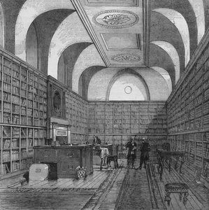 La biblioteca del re, Buckingham House, Westminster, Londra, 1775 1878