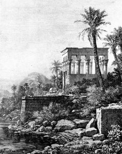Il chiosco, Tempio di Philae, Egitto, 1881