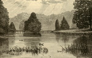 Il lago, Blenheim, 1898 da Unbekannt