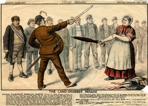 La parata del Land-Grabber, 1889 da Unbekannt