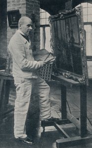 Il defunto Gaston La Touche nel suo studio, c1913