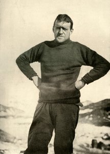 Il capo della spedizione in abbigliamento invernale, c1908, 1909 da Unbekannt