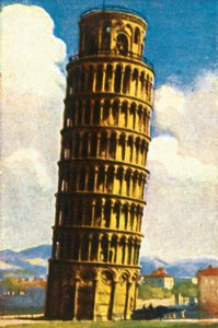 La Torre Pendente di Pisa, c1928 da Unbekannt