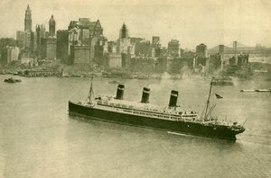 Il Leviatano a New York, c1930 da Unbekannt