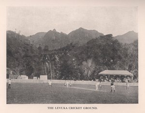 Il campo da cricket di Levuka, Fiji, 1912 da Unbekannt