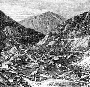 La ferrovia Lima-Oroya, Perù, 1895
