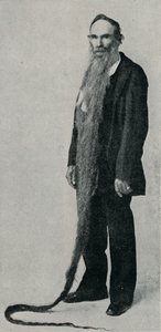 La barba più lunga mai registrata, 1896, 1910