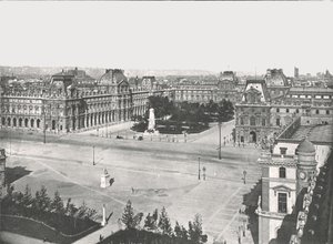Il Louvre, Parigi, Francia, 1895