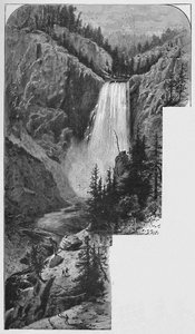 Le cascate inferiori, 1883 da Unbekannt