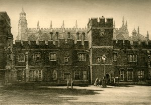 La scuola inferiore e la lunga camera, 1911 da Unbekannt