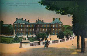 Palazzo del Lussemburgo e Jardin du Luxembourg, Parigi da Unbekannt
